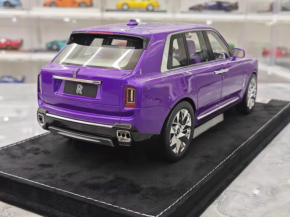 [Henson & Heaven] 1:18 Rolls-Royce 2023 Cullinan Series II Purple Model Car Resin