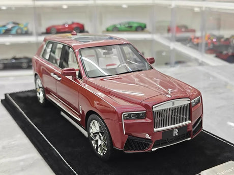 [Henson & Heaven] 1:18 Rolls-Royce 2023 Cullinan Series II Red Model Car Resin