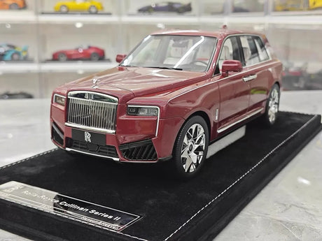 [Henson & Heaven] 1:18 Rolls-Royce 2023 Cullinan Series II Red Model Car Resin