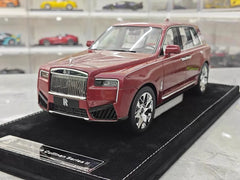 [Henson & Heaven] 1:18 Rolls-Royce 2023 Cullinan Series II Red Model Car Resin