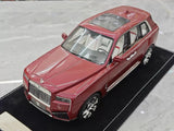 [Henson & Heaven] 1:18 Rolls-Royce 2023 Cullinan Series II Red Model Car Resin