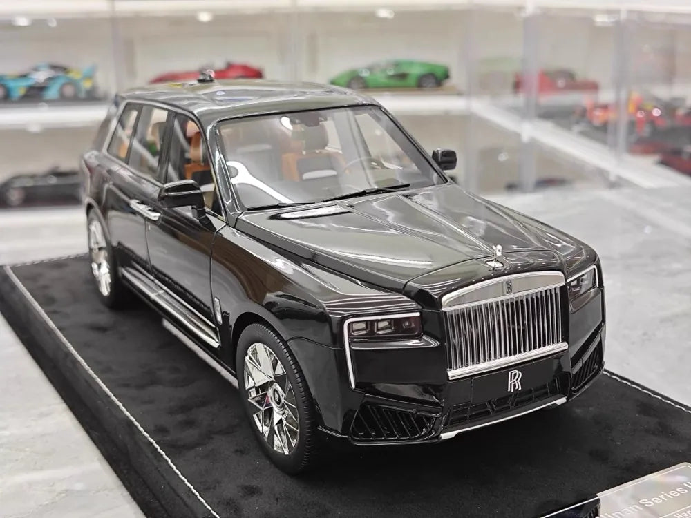 [Henson & Heaven] 1:18 Rolls-Royce 2023 Cullinan Series II nero modellino di auto resina