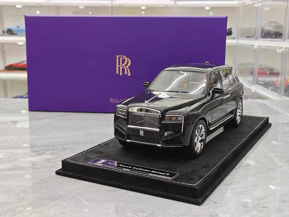 [Henson & Heaven] 1:18 Rolls-Royce 2023 Cullinan Series II nero modellino di auto resina