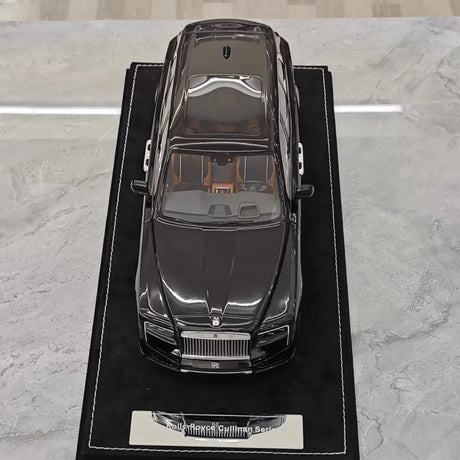 [Henson & Heaven] 1:18 Rolls-Royce 2023 Cullinan Series II Black Model Car Resin