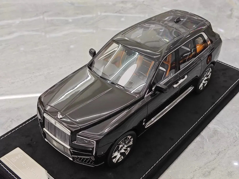 [Henson & Heaven] 1:18 Rolls-Royce 2023 Cullinan Series II nero modellino di auto resina