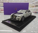 [Henson & Heaven] 1:18 Rolls-Royce 2024 Ghost BB Silver Model Car Resin