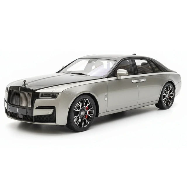 [Henson & Heaven] 1:18 Rolls-Royce 2024 Ghost BB Silver Model Car Resin