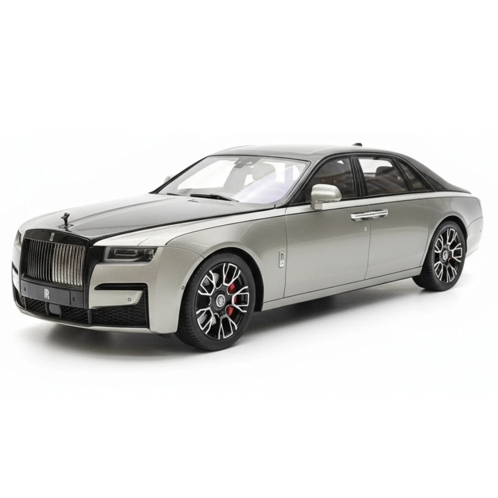 [Henson & Heaven] 1:18 Rolls-Royce 2024 Ghost BB Silver Model Car Resin