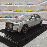[Henson & Heaven] 1:18 Rolls-Royce 2024 Ghost BB Silver Model Car Resin