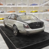 [Henson & Heaven] 1:18 Rolls-Royce 2024 Ghost BB Silver Model Car Resin