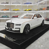 [Henson & Heaven] 1:18 Rolls-Royce 2024 Ghost BB blanc voiture miniature Resin
