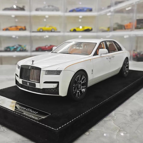 [Henson & Heaven] 1:18 Rolls-Royce 2024 Ghost BB White Model Car Resin