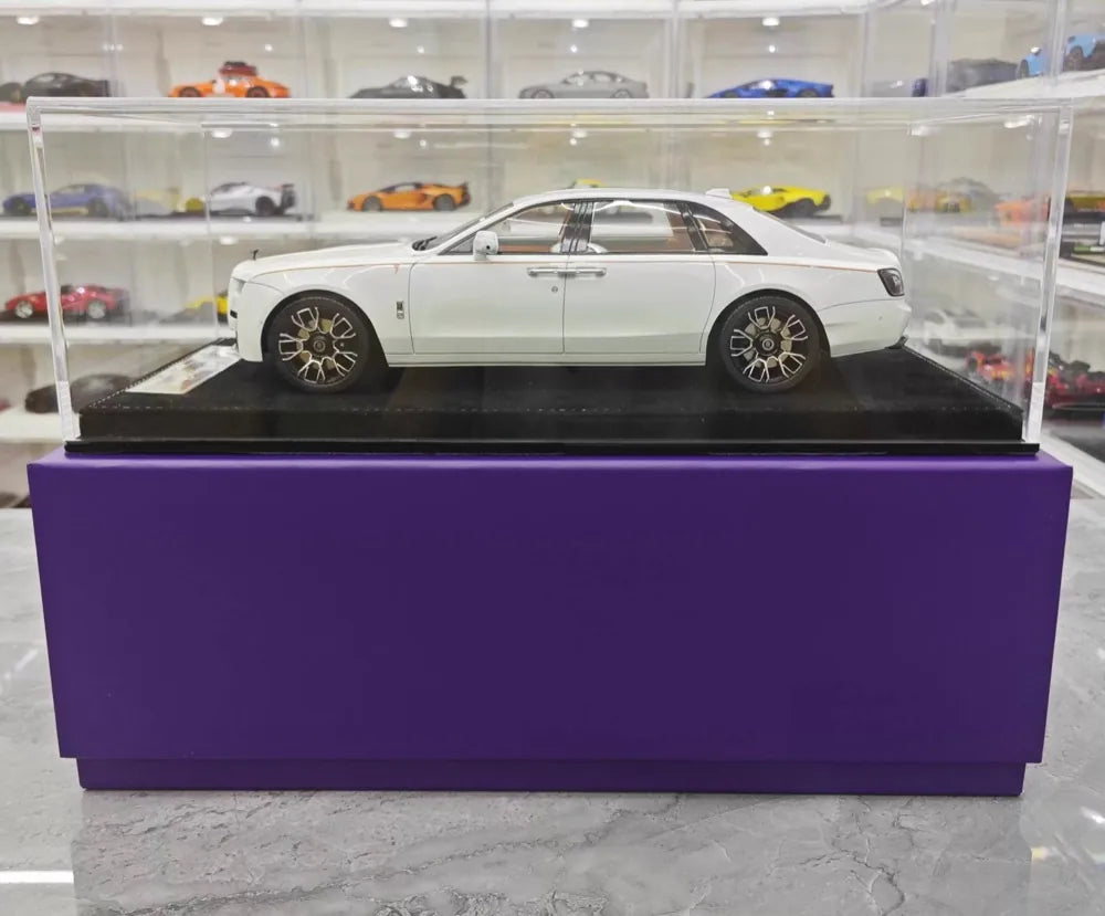[Henson & Heaven] 1:18 Rolls-Royce 2024 Ghost BB White Model Car Resin