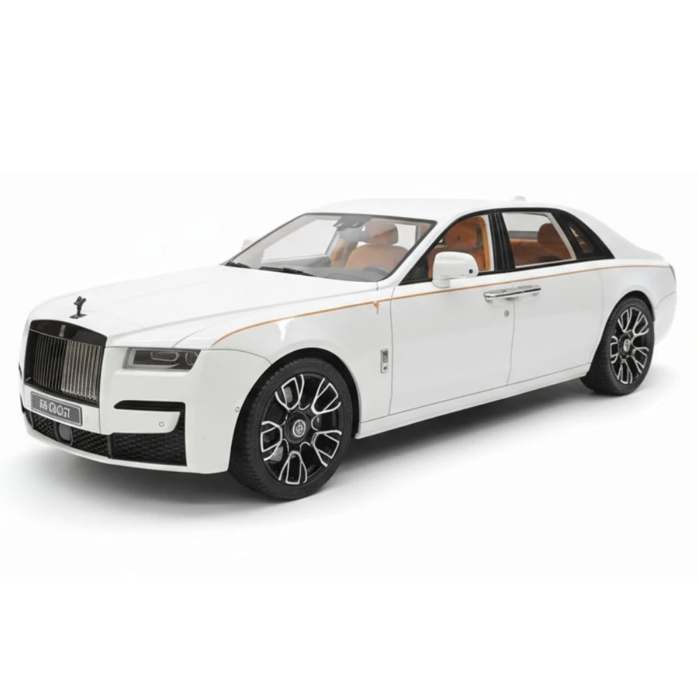 [Henson & Heaven] 1:18 Rolls-Royce 2024 Ghost BB White Model Car Resin