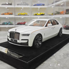 [Henson & Heaven] 1:18 Rolls-Royce 2024 Ghost BB White Model Car Resin