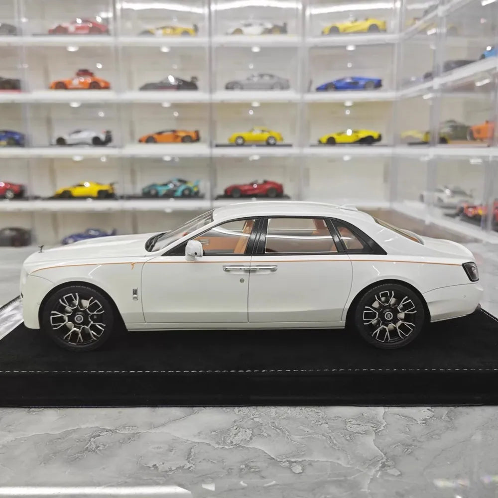 [Henson & Heaven] 1:18 Rolls-Royce 2024 Ghost BB blanc voiture miniature Resin