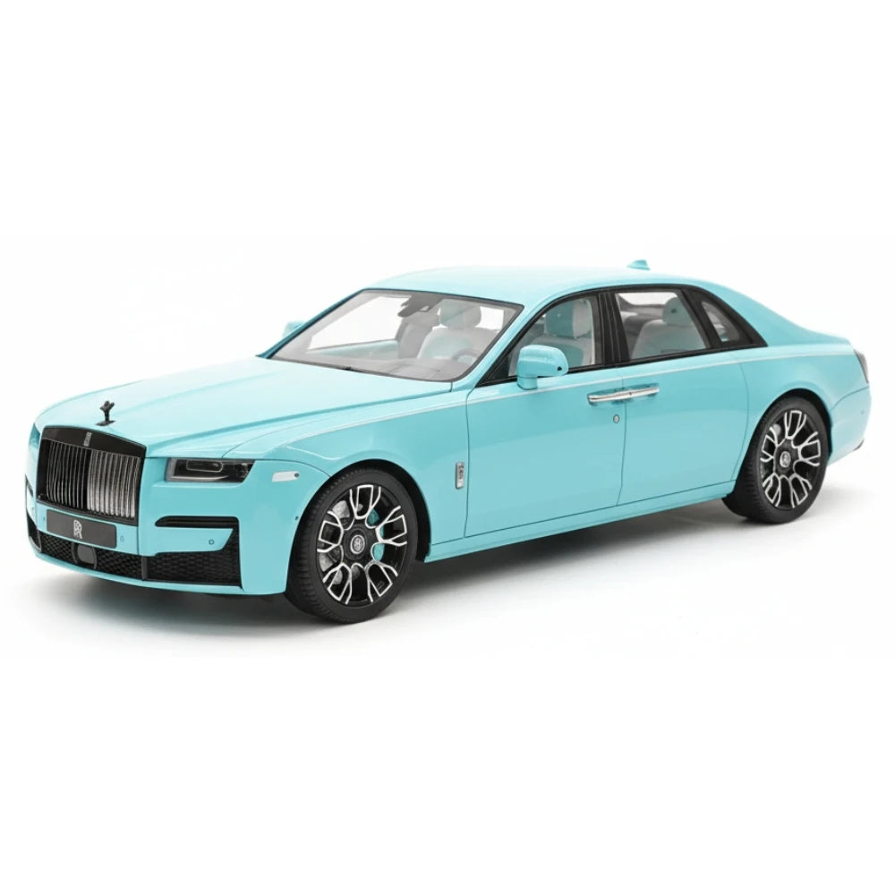 [Henson & Heaven] 1:18 Rolls-Royce 2024 Ghost BB Blue Model Car Resin
