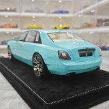 [Henson & Heaven] 1:18 Rolls-Royce 2024 Ghost BB Blue Model Car Resin