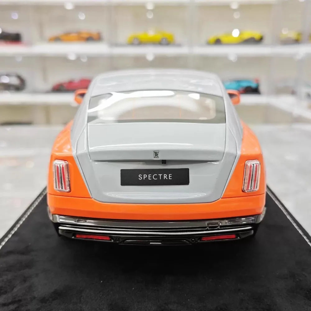 [Henson & Heaven] 1:18 Rolls-Royce 2024 Spectre orange & grå modellbil harts