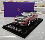 [Henson & Heaven] 1:18 Rolls-Royce 2024 Spectre Pink & Black Model Car Resin