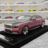 [Henson & Heaven] 1:18 Rolls-Royce 2024 Spectre Pink & Black Model Car Resin