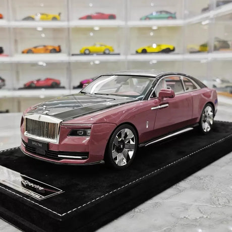 [Henson & Heaven] 1:18 Rolls-Royce 2024 Spectre Pink & Black Model Car Resin