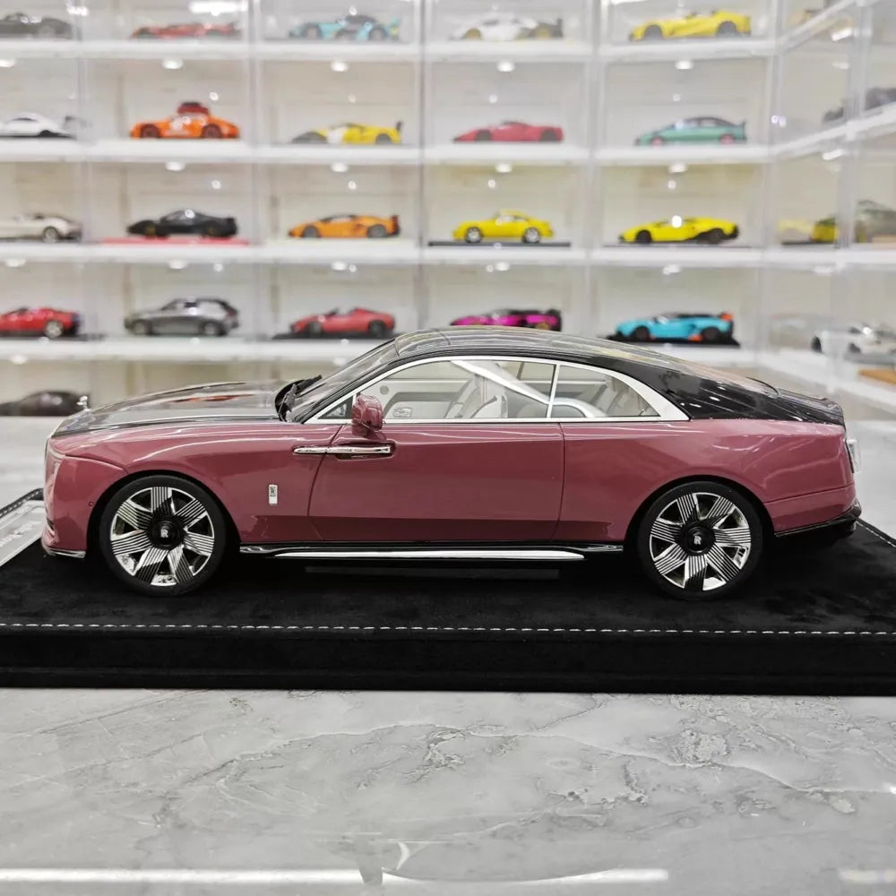 [Henson & Heaven] 1:18 Rolls-Royce 2024 Spectre Pink & Black Model Car Resin