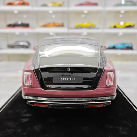 [Henson & Heaven] 1:18 Rolls-Royce 2024 Spectre Pink & Black Model Car Resin