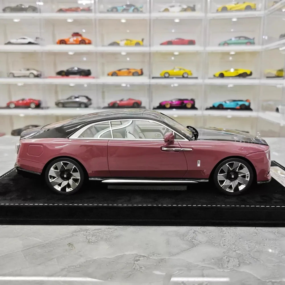 [Henson & Heaven] 1:18 Rolls-Royce 2024 Spectre Pink & Black Model Car Resin
