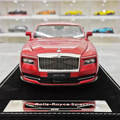 [Henson & Heaven] 1:18 Rolls-Royce 2024 Spectre rouge voiture miniature Resin