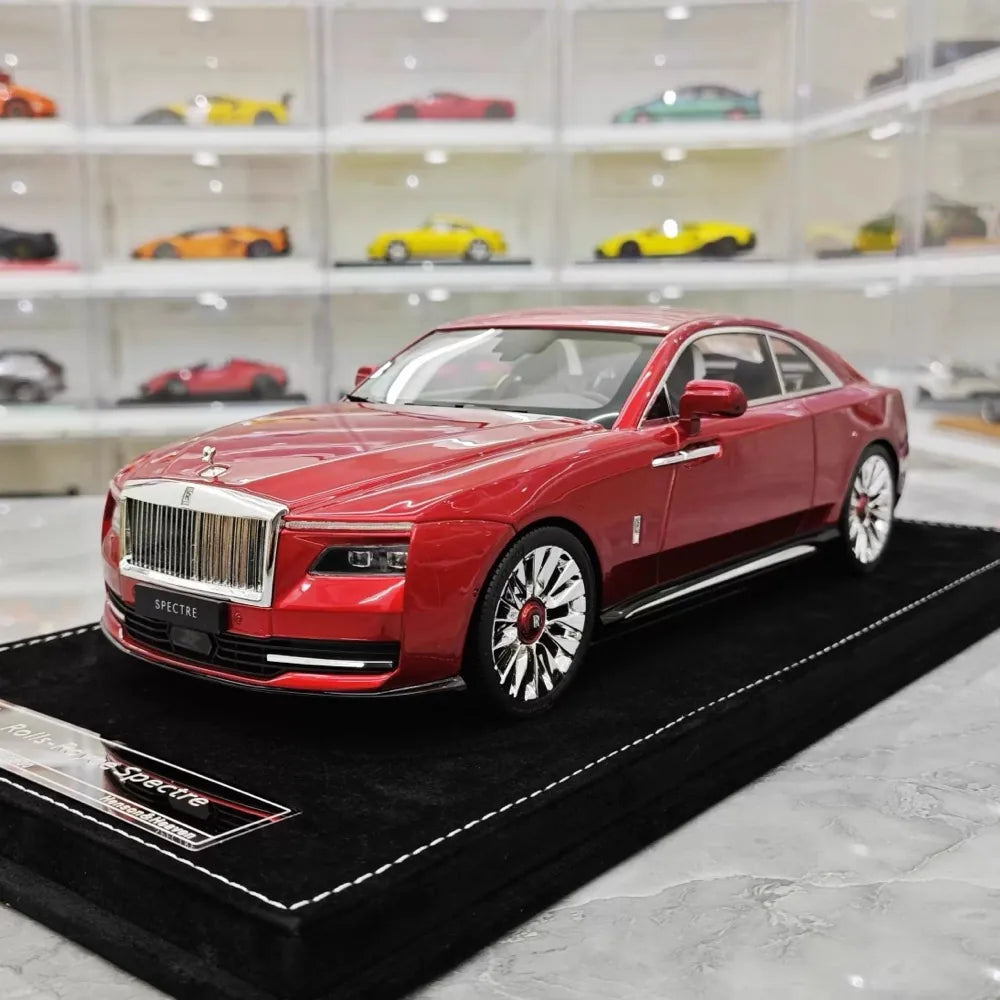 [Henson & Heaven] 1:18 Rolls-Royce 2024 Spectre Red Model Car Resin