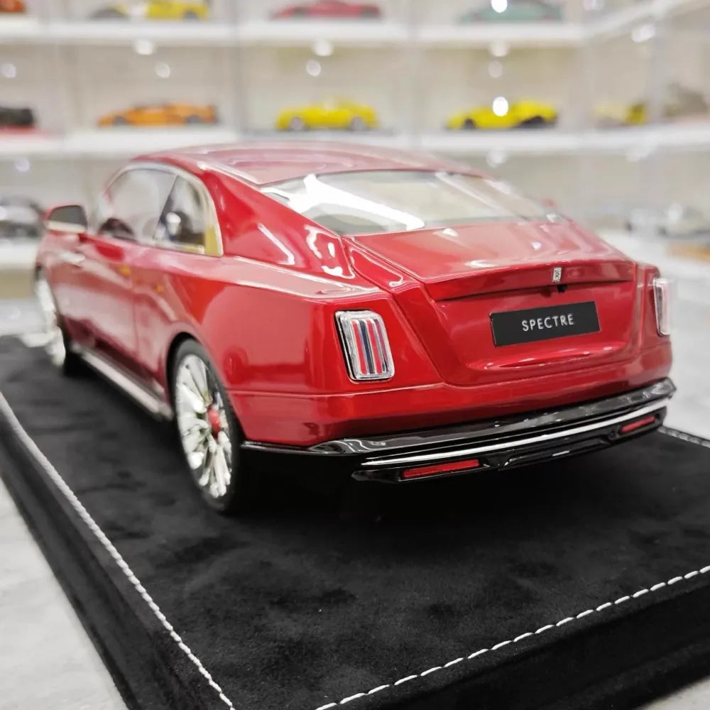 [Henson & Heaven] 1:18 Rolls-Royce 2024 Spectre rouge voiture miniature Resin