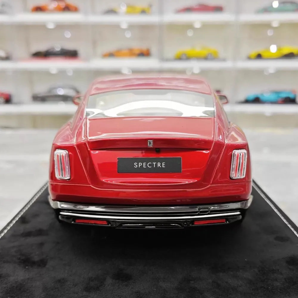 [Henson & Heaven] 1:18 Rolls-Royce 2024 Spectre rouge voiture miniature Resin