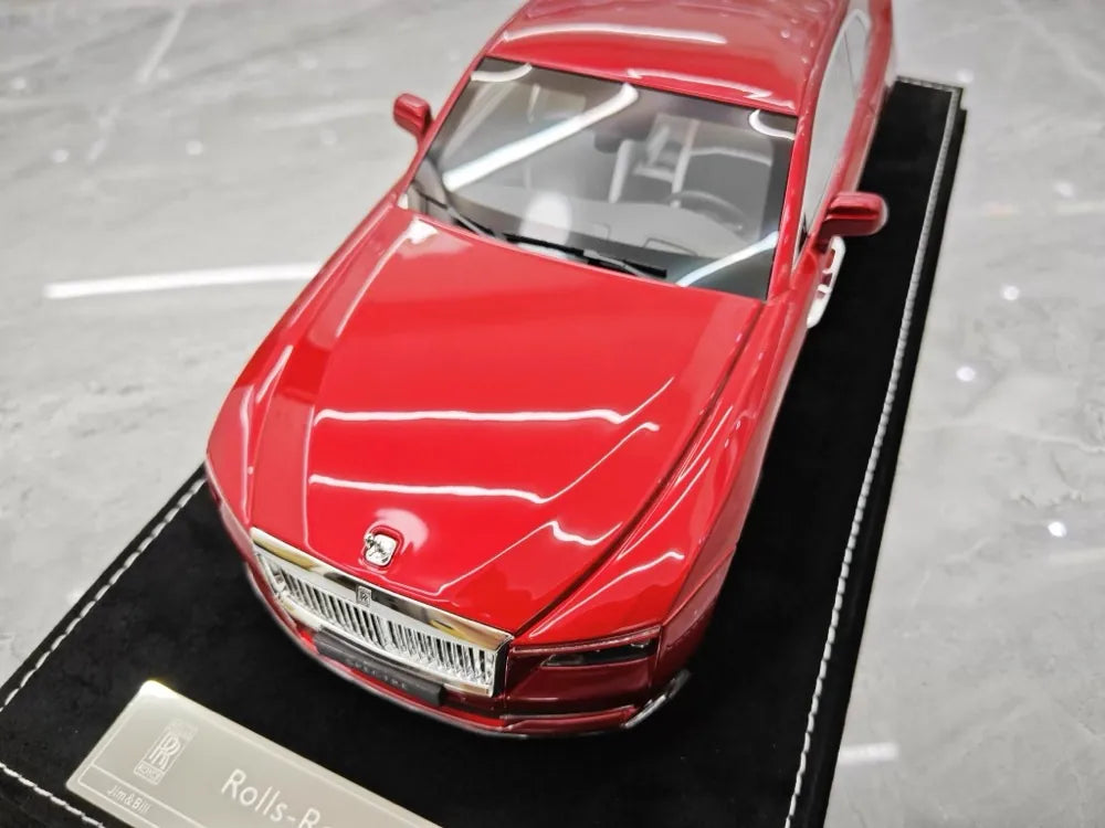 [Henson & Heaven] 1:18 Rolls-Royce 2024 Spectre Red Model Car Resin