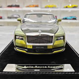 [Henson & Heaven] 1:18 Rolls-Royce 2024 Spectre Green & Black Model Car Resin