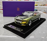 [Henson & Heaven] 1:18 Rolls-Royce 2024 Spectre Green & Black Model Car Resin