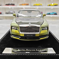 [Henson & Heaven] 1:18 Rolls-Royce 2024 Spectre Green & Black Model Car Resin