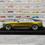 [Henson & Heaven] 1:18 Rolls-Royce 2024 Spectre Green & Black Model Car Resin