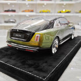[Henson & Heaven] 1:18 Rolls-Royce 2024 Spectre Green & Black Model Car Resin
