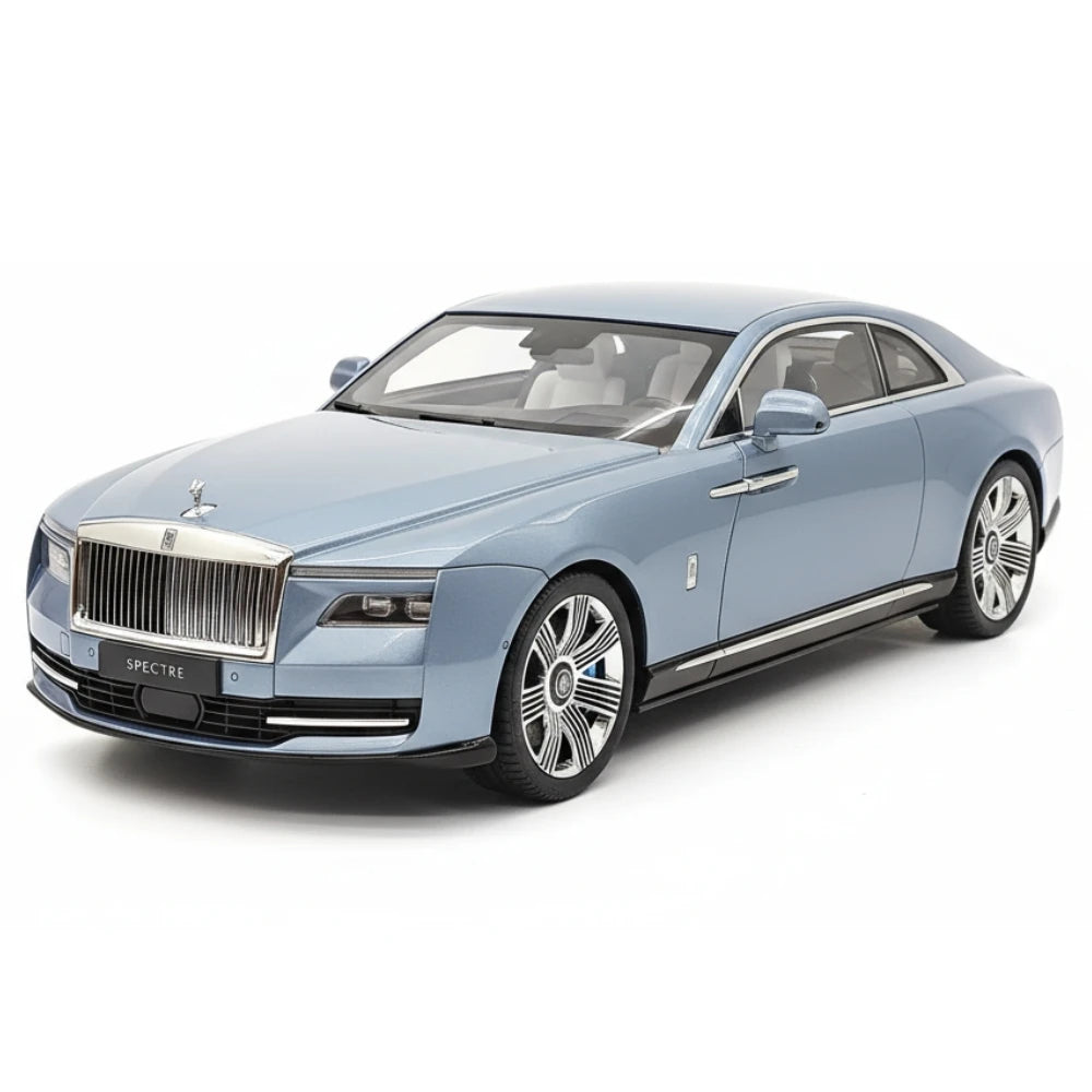 [Henson & Heaven] 1:18 Rolls-Royce 2024 Spectre Semaphore Blue Model Car Resin