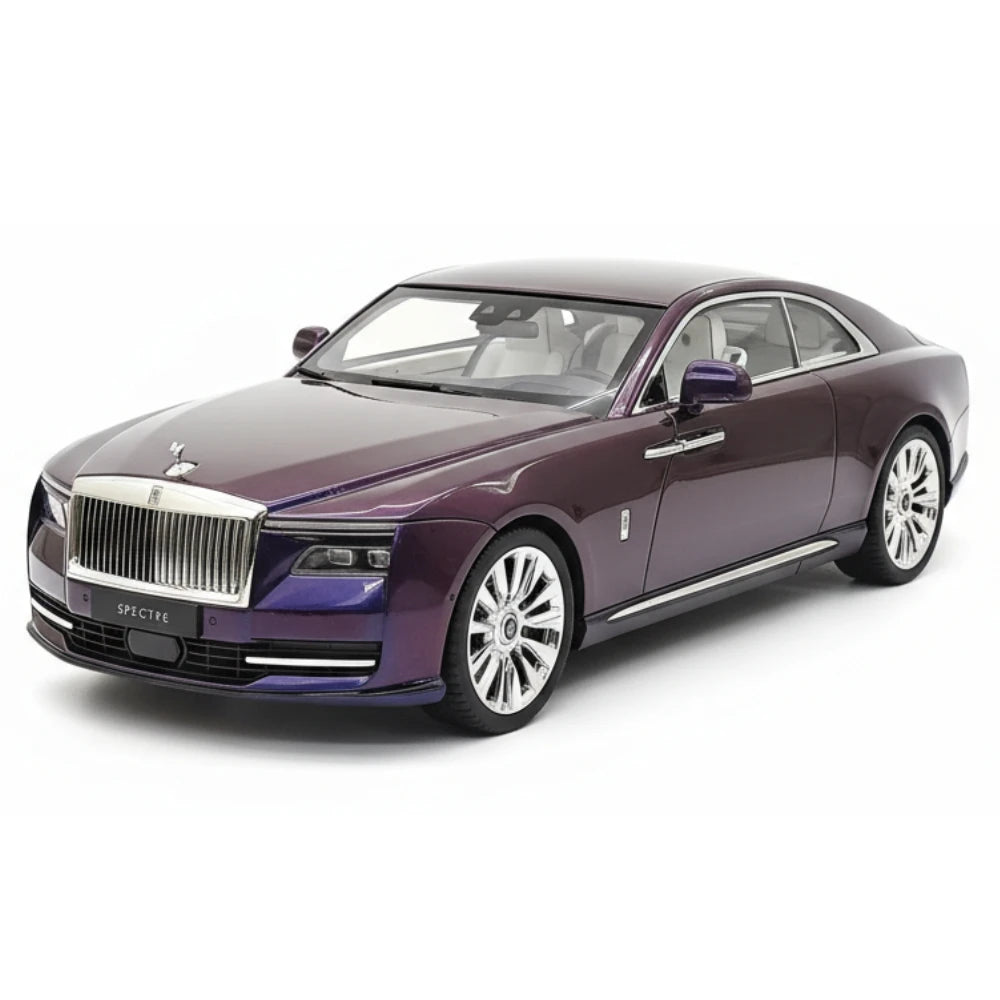 [Henson & Heaven] 1:18 Rolls-Royce 2024 Spectre Semaphore Purple Gradient Model Car Resin