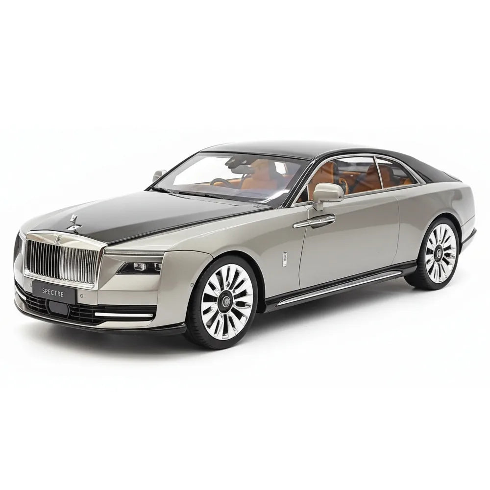 [Henson & Heaven] 1:18 Rolls-Royce 2024 Spectre Semaphore Gray & Black Model Car Resin