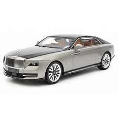[Henson & Heaven] 1:18 Rolls-Royce 2024 Spectre Semaphore Gray & Black Model Car Resin