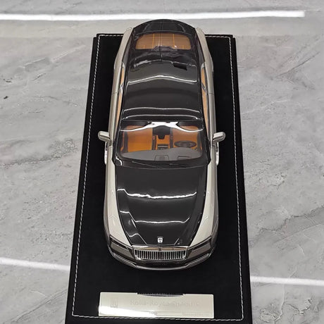[Henson & Heaven] 1:18 Rolls-Royce 2024 Spectre Semaphore Gray & Black Model Car Resin
