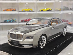 [Henson & Heaven] 1:18 Rolls-Royce 2024 Spectre Semaphore Gray & Black Model Car Resin