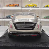 [Henson & Heaven] 1:18 Rolls-Royce 2024 Spectre Semaphore Gray & Black Model Car Resin