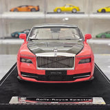 [Henson & Heaven] 1:18 Rolls-Royce 2024 Spectre Semaphore Pink & Black Model Car Resin
