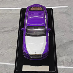 [Henson & Heaven] 1:18 Rolls-Royce 2024 Spectre Semaphore Purple & Silver Model Car Resin