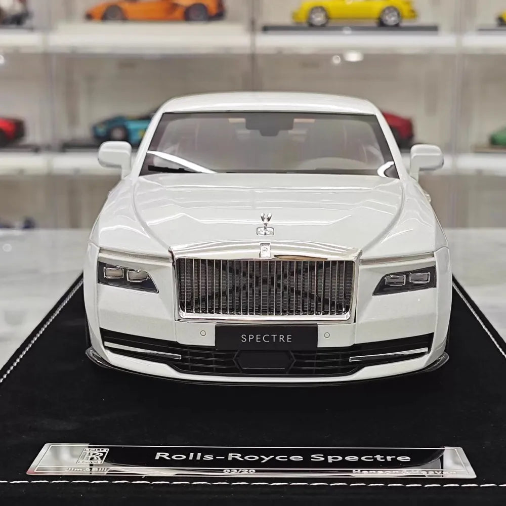 [Henson & Heaven] 1:18 Rolls-Royce 2024 Spectre Semaphore White Model Car Resin