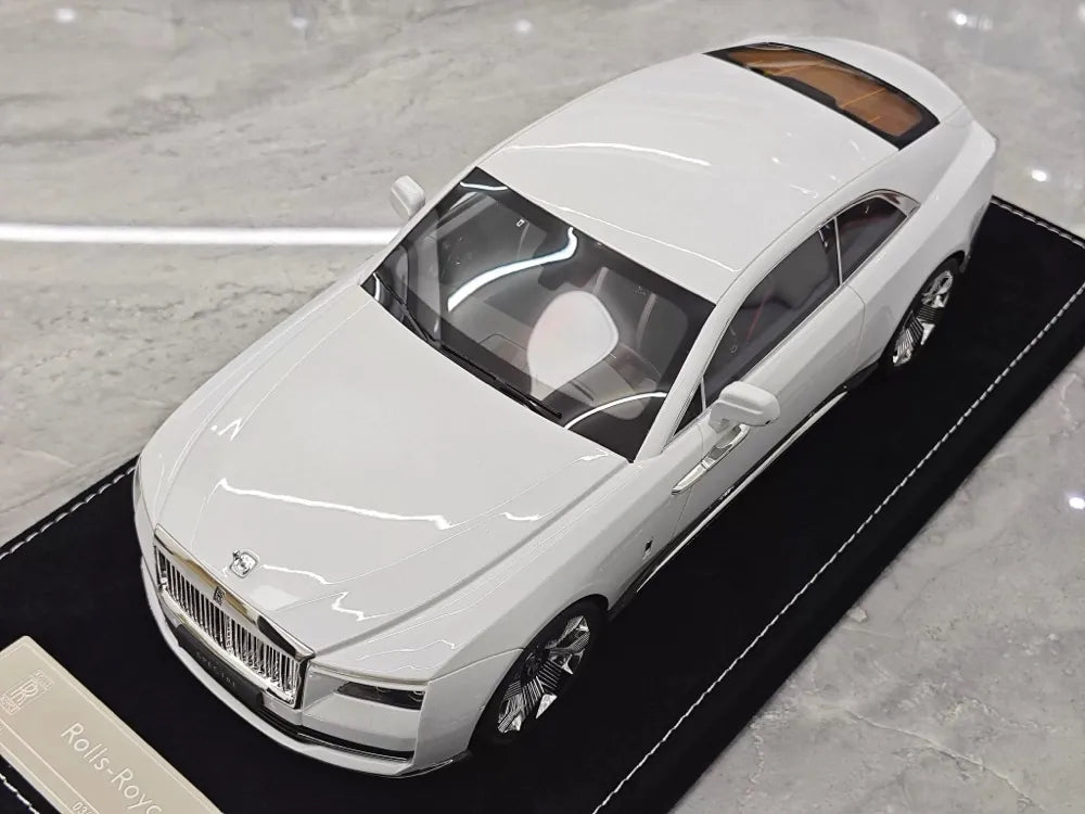 [Henson & Heaven] 1:18 Rolls-Royce 2024 Spectre Semaphore White Model Car Resin